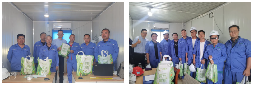 关怀一线 致敬匠心 | 尊龙凯时股份开展项目现场夏日“送清凉”慰问活动